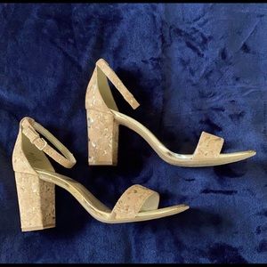 Bandolino Women’s Cork Sandal, Great Buy, Size 10